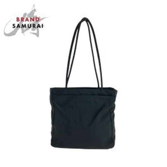Prada Tessuto triangular black nylon Shoulder Bag - Picture 1 of 9